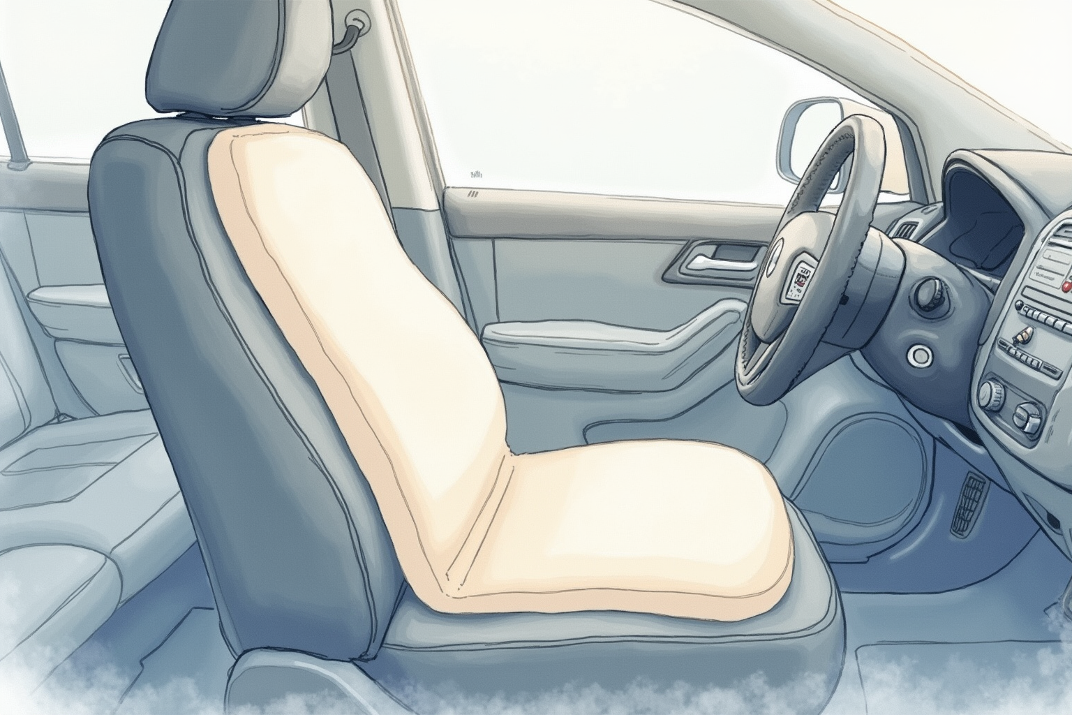 Car Seat Cushion Comfort Data: Memory Foam vs Gel vs Coccyx Cutout