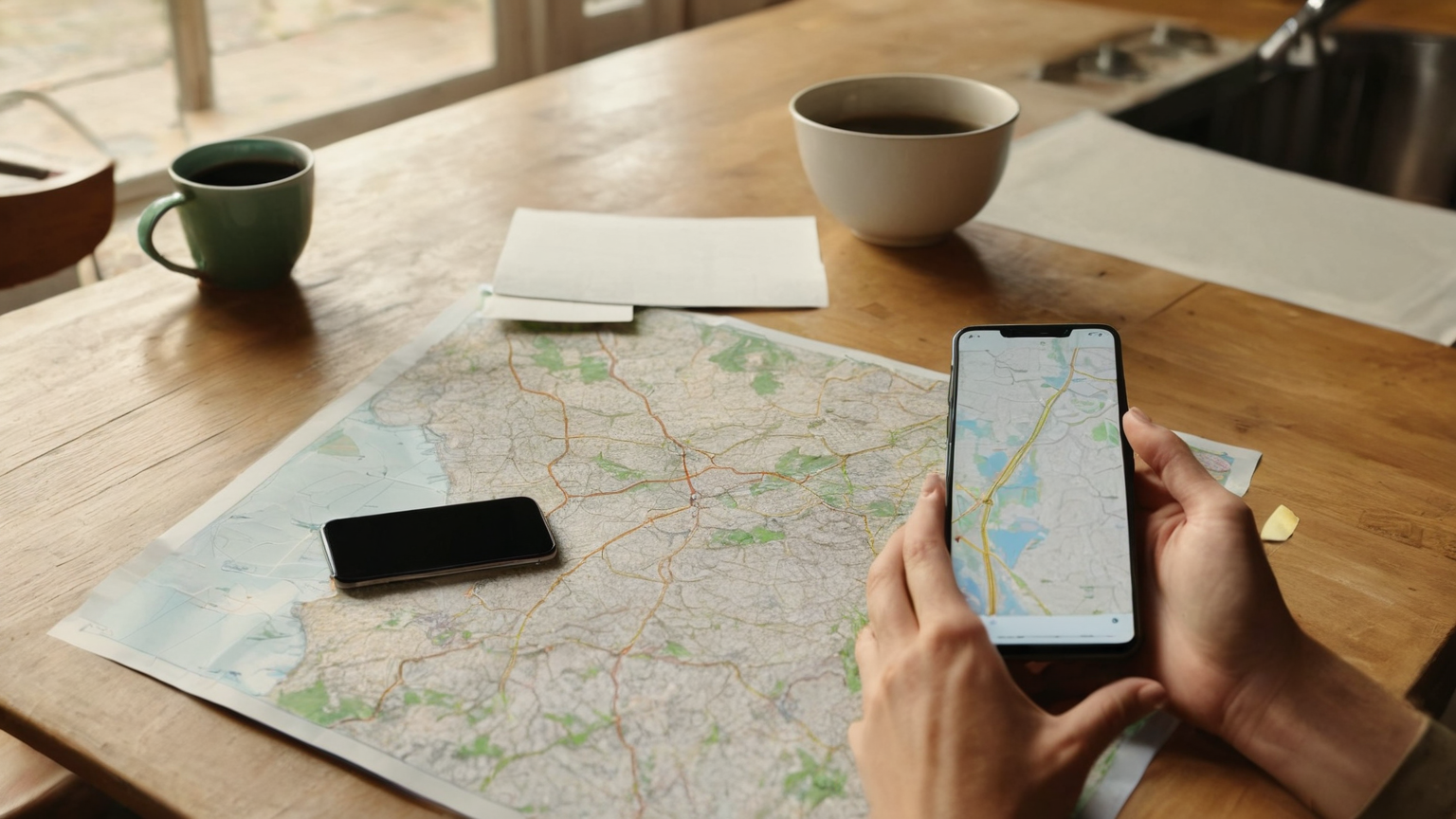 Route planning table